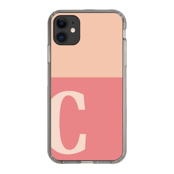 Slim Protection Case［ Original - initial two tone - C pink ］