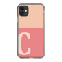 Slim Protection Case［ Original - initial two tone - C pink ］