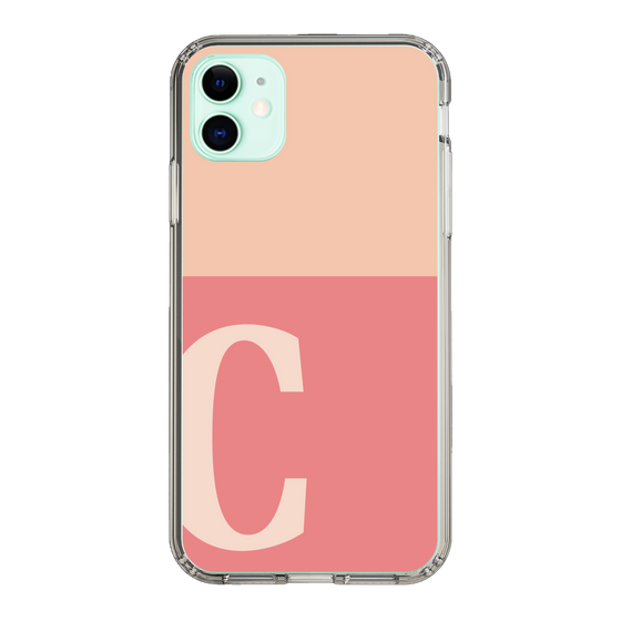 Slim Protection Case［ Original - initial two tone - C pink ］