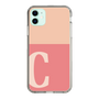 Slim Protection Case［ Original - initial two tone - C pink ］