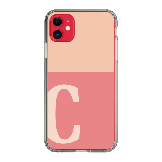 Slim Protection Case［ Original - initial two tone - C pink ］