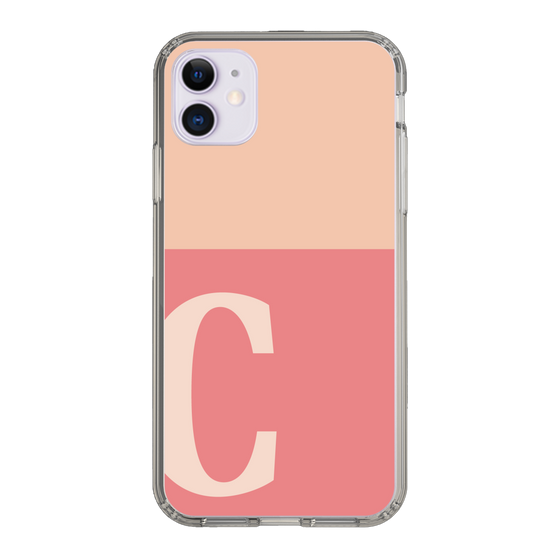 Slim Protection Case［ Original - initial two tone - C pink ］