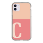Slim Protection Case［ Original - initial two tone - C pink ］