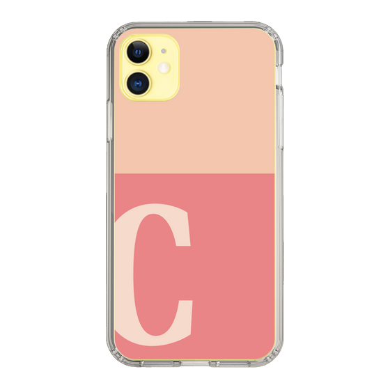 Slim Protection Case［ Original - initial two tone - C pink ］