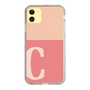 Slim Protection Case［ Original - initial two tone - C pink ］