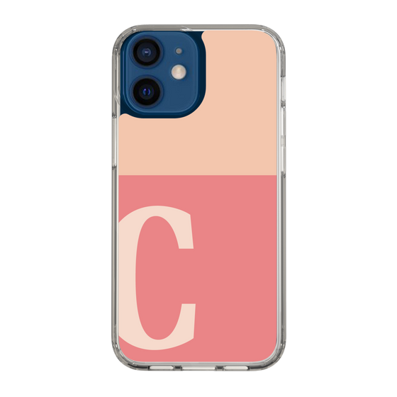 Slim Protection Case［ Original - initial two tone - C pink ］