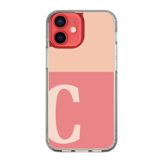 Slim Protection Case［ Original - initial two tone - C pink ］