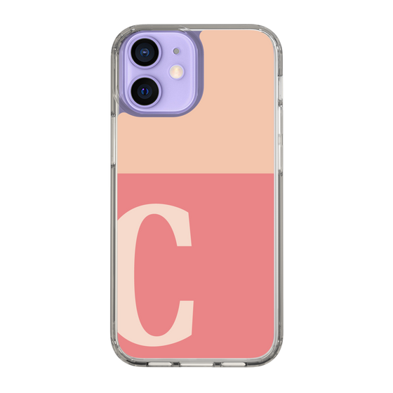 Slim Protection Case［ Original - initial two tone - C pink ］