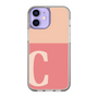 Slim Protection Case［ Original - initial two tone - C pink ］