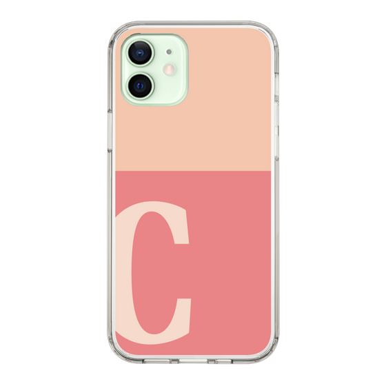 Slim Protection Case［ Original - initial two tone - C pink ］