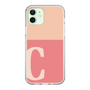 Slim Protection Case［ Original - initial two tone - C pink ］