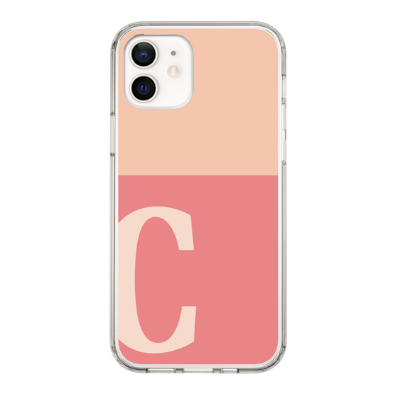 Slim Protection Case［ Original - initial two tone - C pink ］