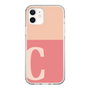 Slim Protection Case［ Original - initial two tone - C pink ］