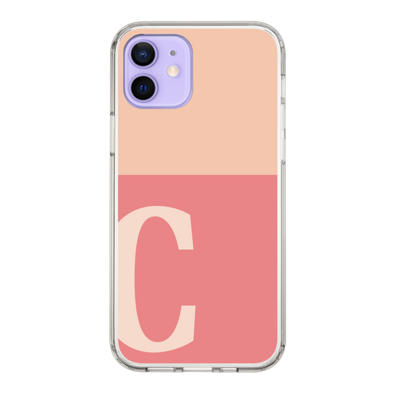 Slim Protection Case［ Original - initial two tone - C pink ］