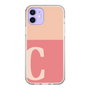 Slim Protection Case［ Original - initial two tone - C pink ］