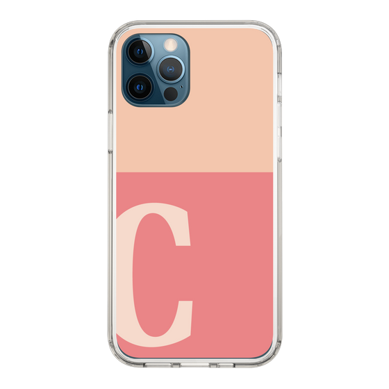Slim Protection Case［ Original - initial two tone - C pink ］
