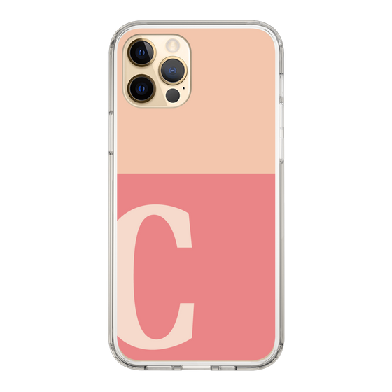 Slim Protection Case［ Original - initial two tone - C pink ］