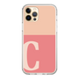Slim Protection Case［ Original - initial two tone - C pink ］