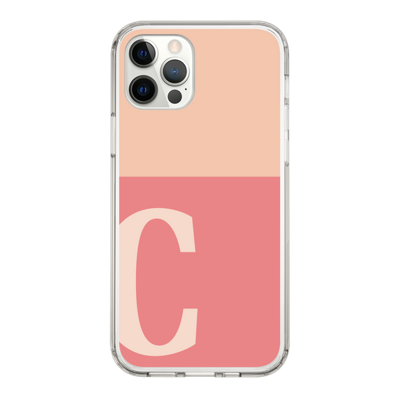 Slim Protection Case［ Original - initial two tone - C pink ］