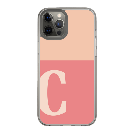 Slim Protection Case［ Original - initial two tone - C pink ］