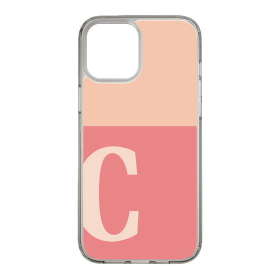Slim Protection Case［ Original - initial two tone - C pink ］