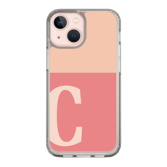 Slim Protection Case［ Original - initial two tone - C pink ］