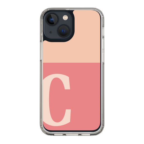 Slim Protection Case［ Original - initial two tone - C pink ］