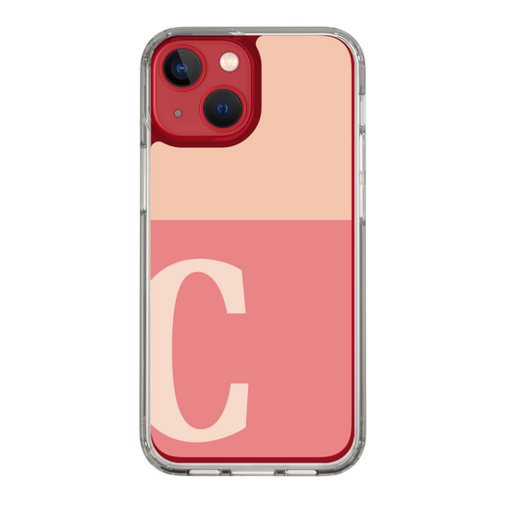 Slim Protection Case［ Original - initial two tone - C pink ］