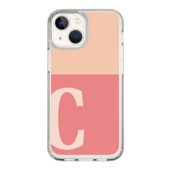 Slim Protection Case［ Original - initial two tone - C pink ］