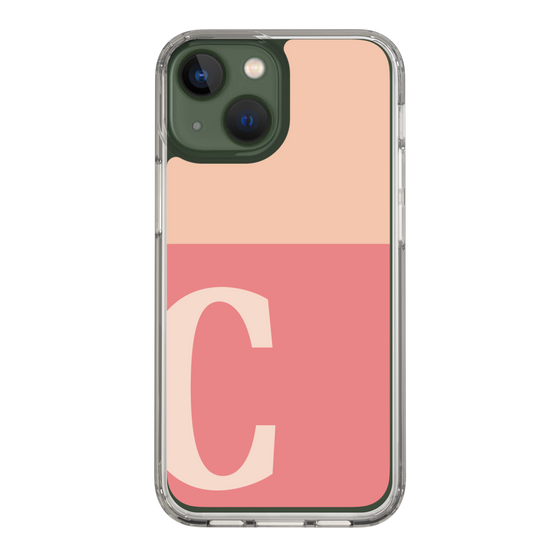 Slim Protection Case［ Original - initial two tone - C pink ］