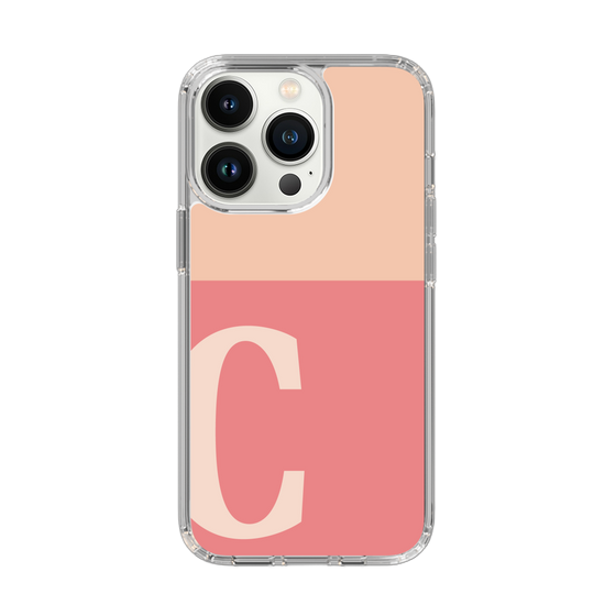 Slim Protection Case［ Original - initial two tone - C pink ］