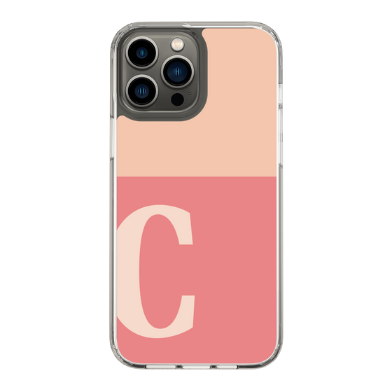 Slim Protection Case［ Original - initial two tone - C pink ］