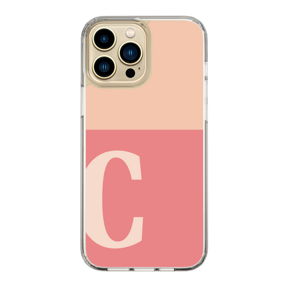 Slim Protection Case［ Original - initial two tone - C pink ］