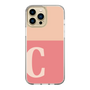 Slim Protection Case［ Original - initial two tone - C pink ］