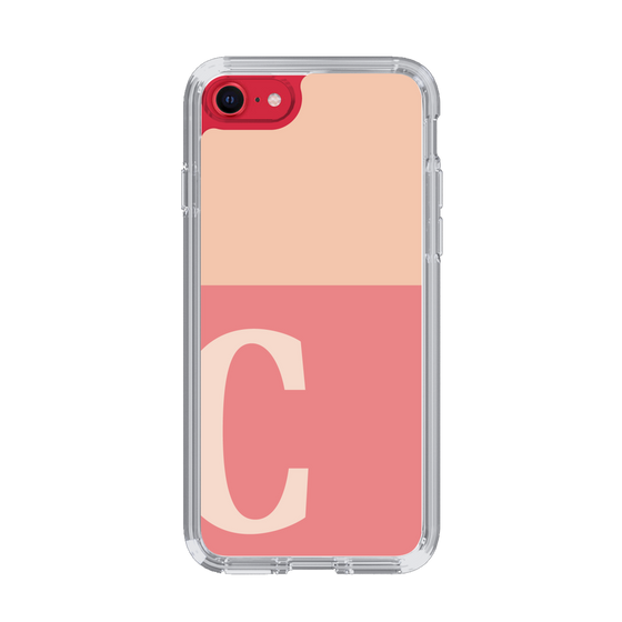 Slim Protection Case［ Original - initial two tone - C pink ］