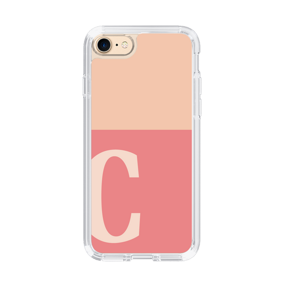Slim Protection Case［ Original - initial two tone - C pink ］