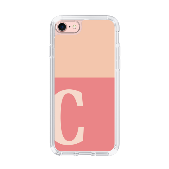 Slim Protection Case［ Original - initial two tone - C pink ］