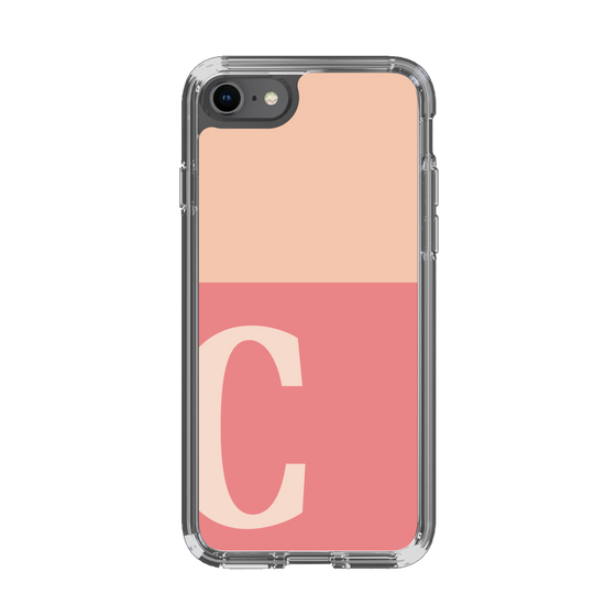 Slim Protection Case［ Original - initial two tone - C pink ］