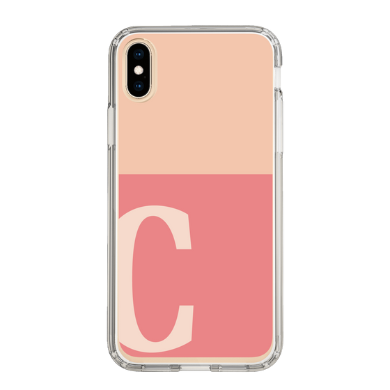Slim Protection Case［ Original - initial two tone - C pink ］