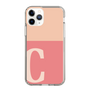 Slim Protection Case［ Original - initial two tone - C pink ］
