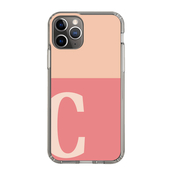 Slim Protection Case［ Original - initial two tone - C pink ］