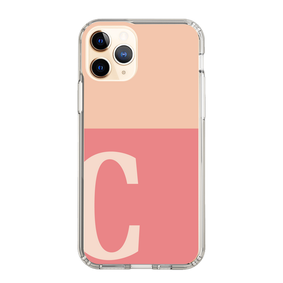 Slim Protection Case［ Original - initial two tone - C pink ］