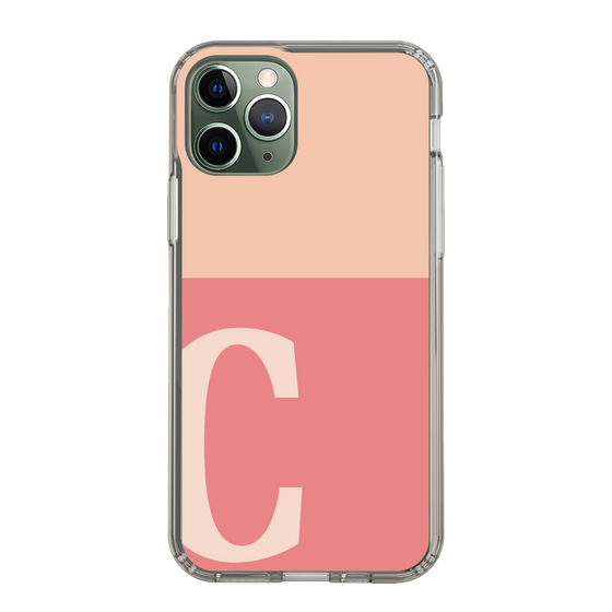 Slim Protection Case［ Original - initial two tone - C pink ］