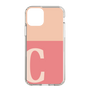 Slim Protection Case［ Original - initial two tone - C pink ］