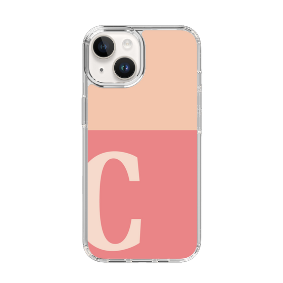 Slim Protection Case［ Original - initial two tone - C pink ］