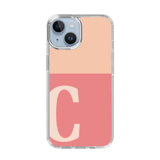Slim Protection Case［ Original - initial two tone - C pink ］