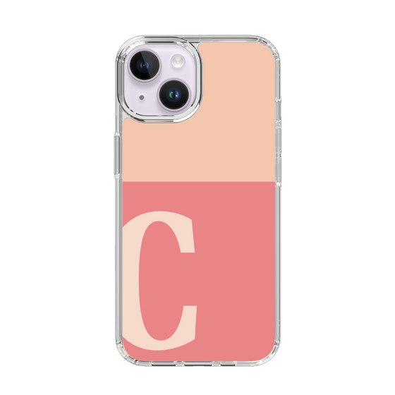 Slim Protection Case［ Original - initial two tone - C pink ］