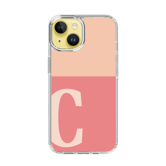 Slim Protection Case［ Original - initial two tone - C pink ］