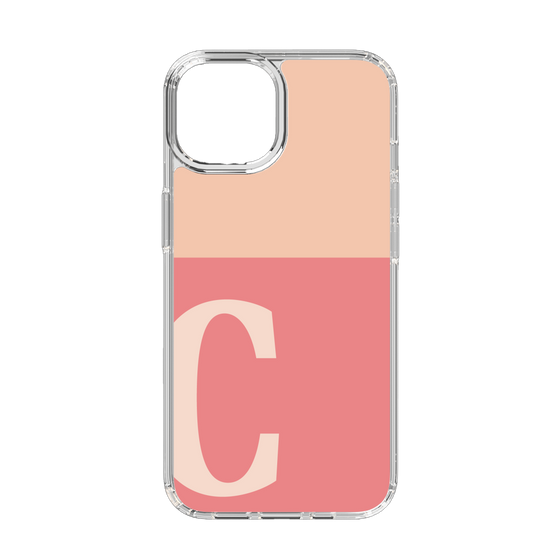 Slim Protection Case［ Original - initial two tone - C pink ］