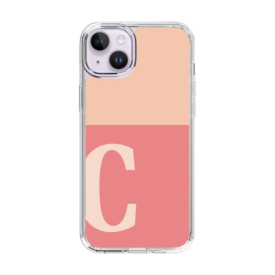 Slim Protection Case［ Original - initial two tone - C pink ］